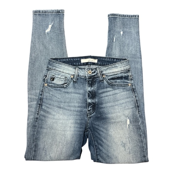🆕KanCan Distressed Skinny Denim Jeans Sz 23 - Picture 1 of 10